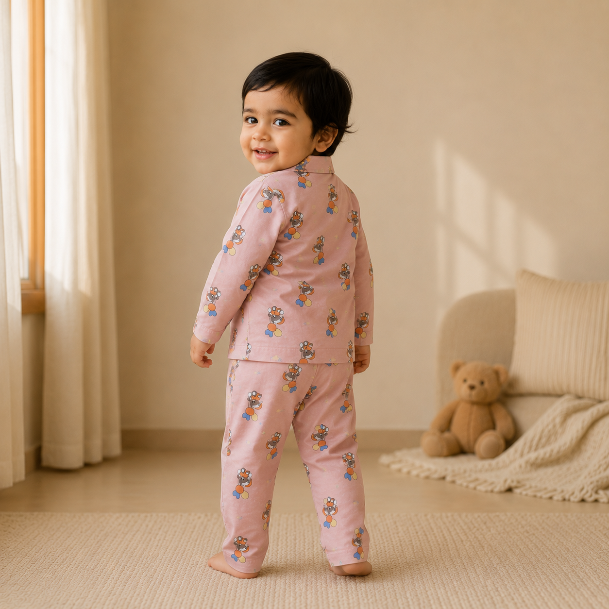 Ballon Print Nightsuit
