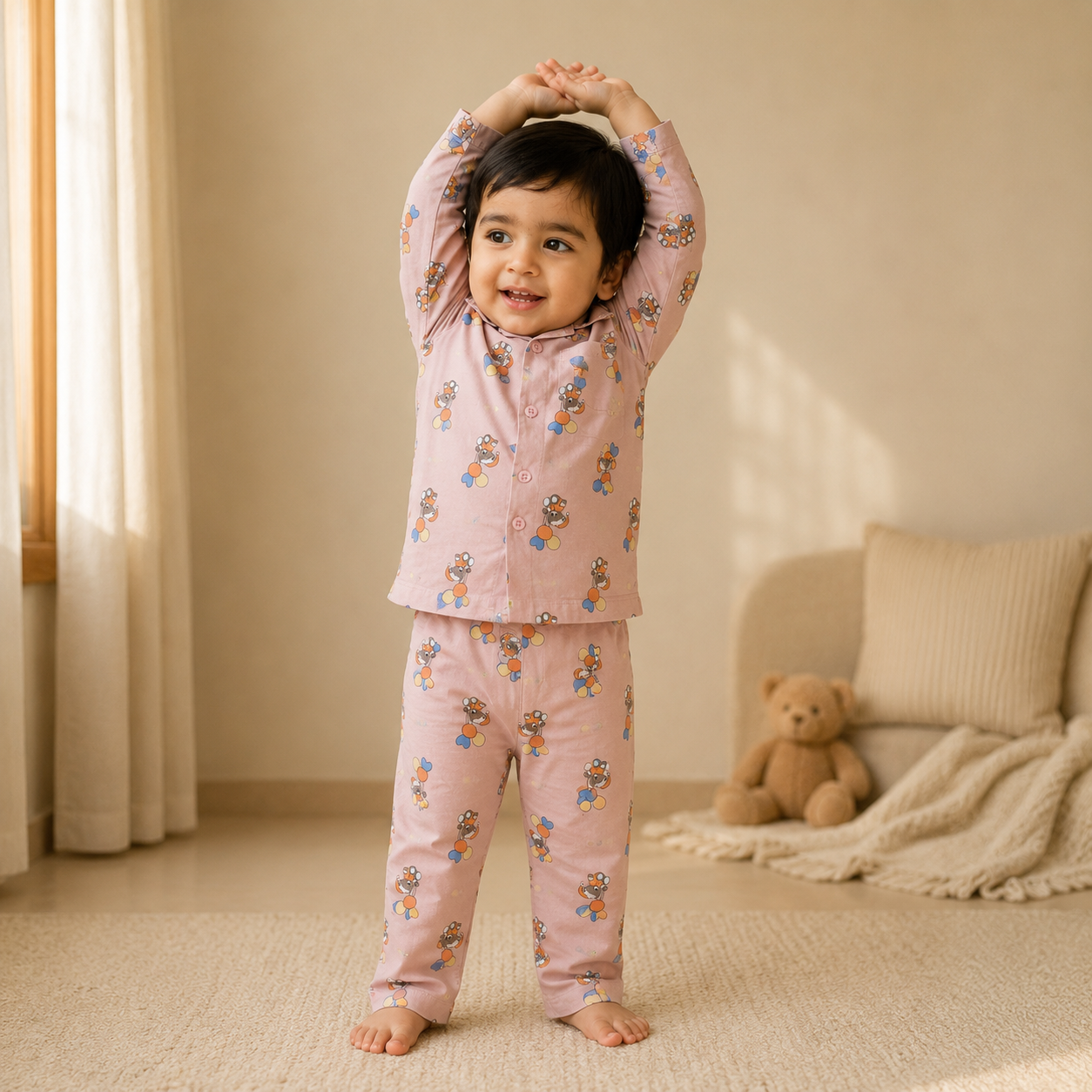 Ballon Print Nightsuit