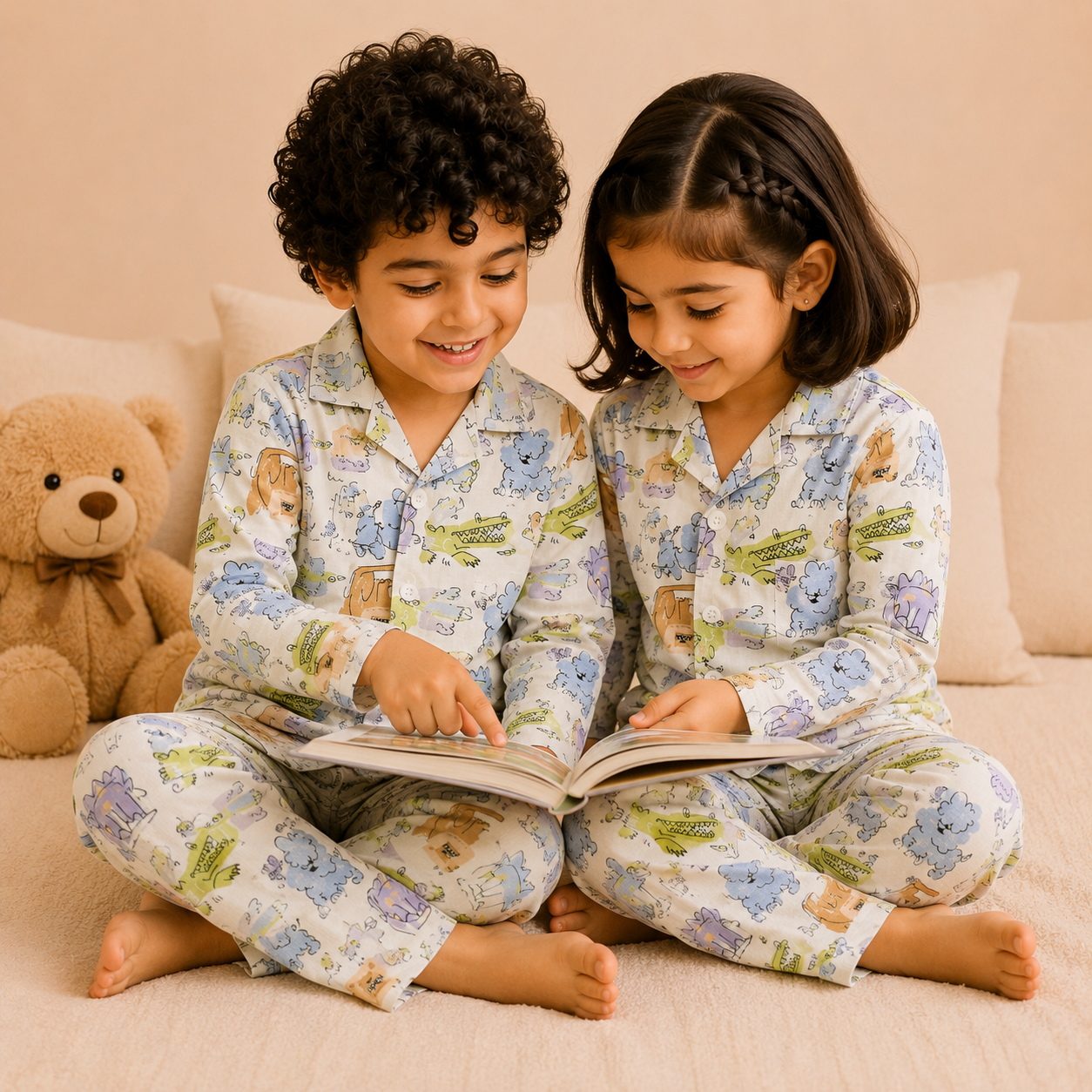 Animal Print Nightsuit Unisex