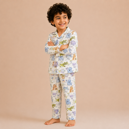 Animal Print Nightsuit Unisex
