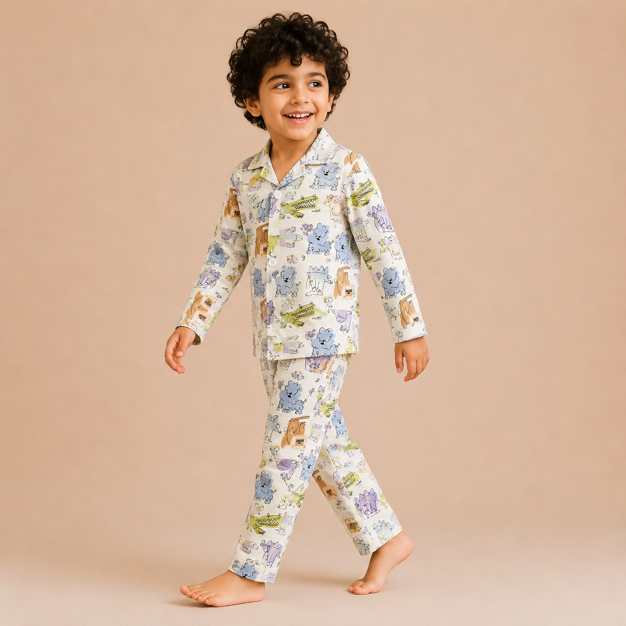 Animal Print Nightsuit Unisex