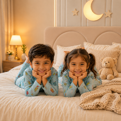 Kids Pencil Print Nightsuit