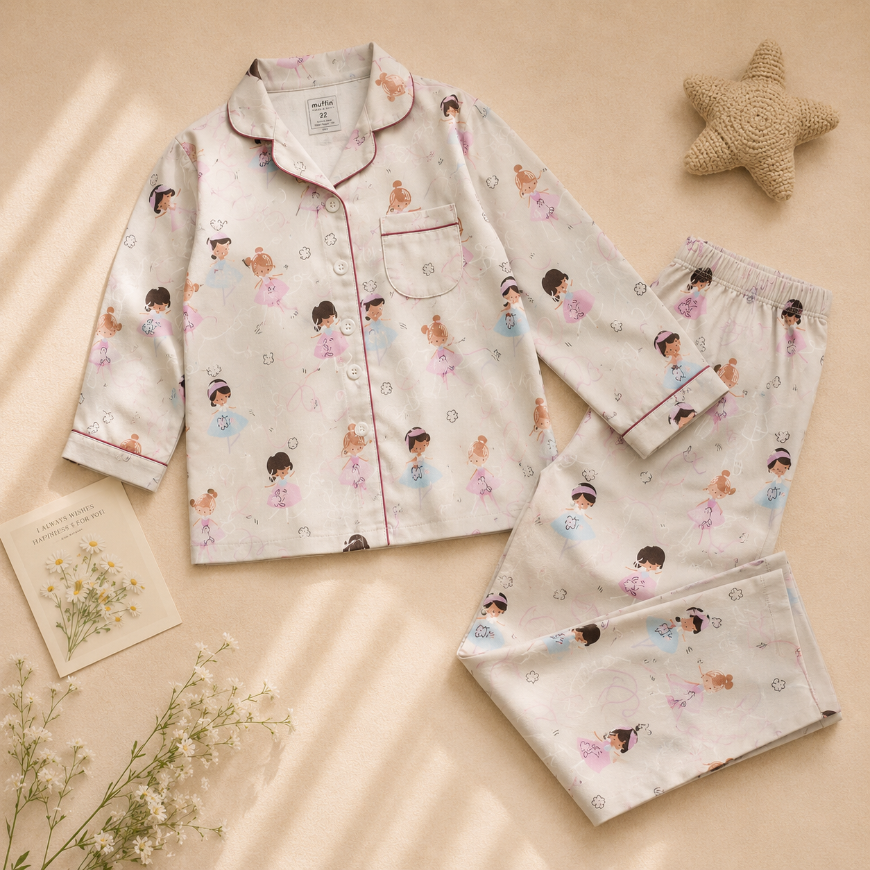 Girls Pretty Doll Nightsuit