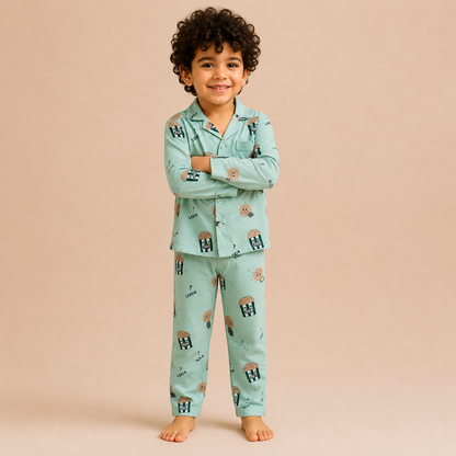 Kids Unisex Popcorn Nightsuit