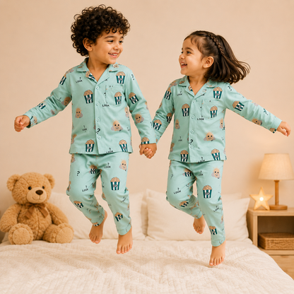 Kids Unisex Popcorn Nightsuit